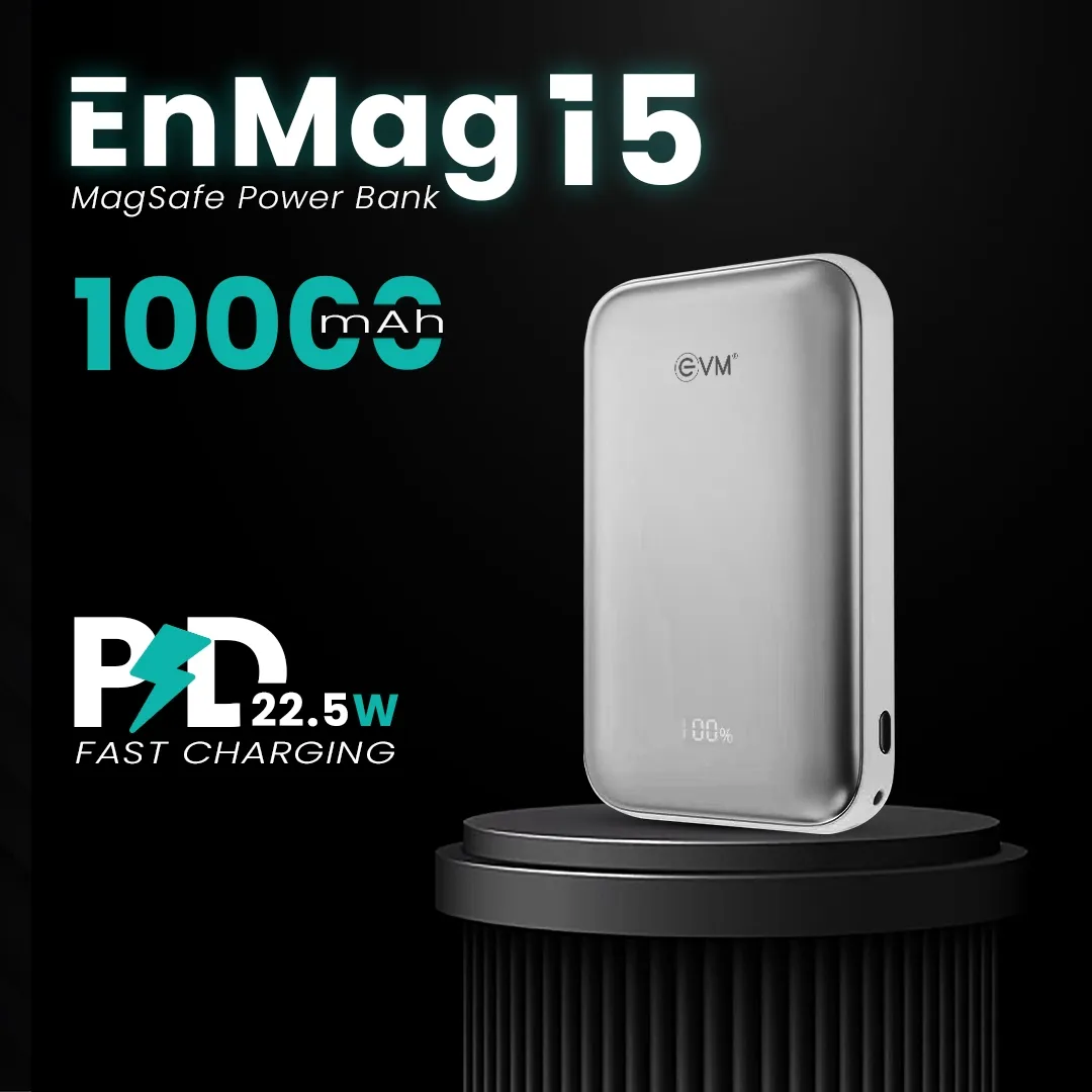 EVM Power Bank 10000 mAh Enmag 15 Magnetic Output (EVM P0410) view 3